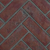 Old Town Red Herringbone Brick Panel for Elevation X 36" Fireplace - Napoleon