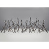 Nickel Stix Designer Fire Art for BHD4 Fireplace - Napoleon