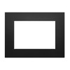Black Large 4 Sided Backerplate for Oakville Fireplace Inserts - Napoleon