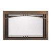 Black Contemporary Arch Screen Front (CASFI30BK) - Majestic