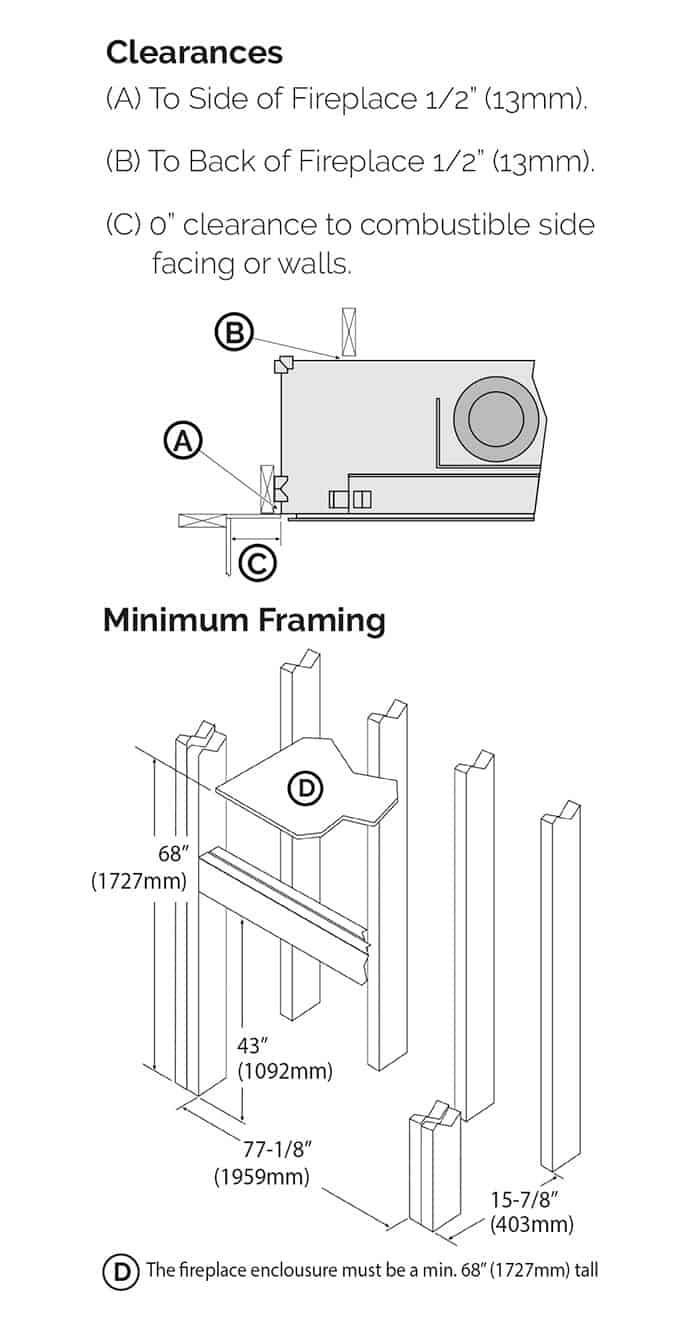 ProBuilder 72 Linear Gas Fireplace Fireplace Xtrordinair AMS Fireplace