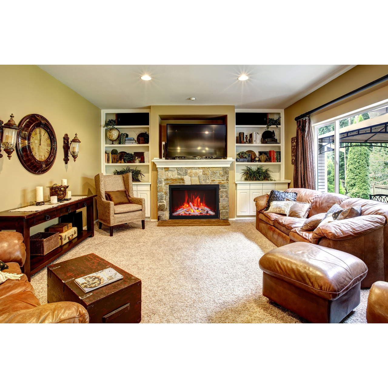 Amantii TRD Electric Fireplace