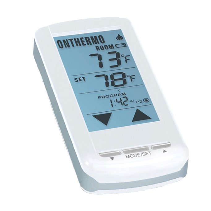 Touch Screen Fireplace Remote with Thermostat & On/Off Controls ...