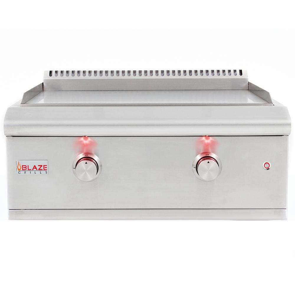 Blaze 30 Built-in Griddle with Lights With 36,000 BTUs AMS Fireplace