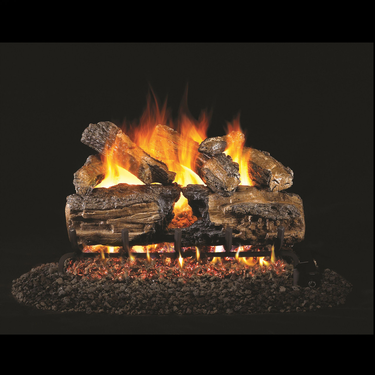 Real Fyre W White Birch Vented GAS Logs, 18 inch