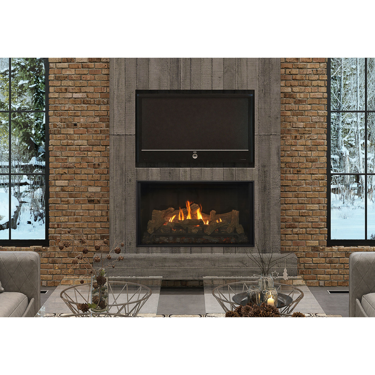 Kozy Heat Bellingham 52 Gas Fireplace - Hearth Appliances