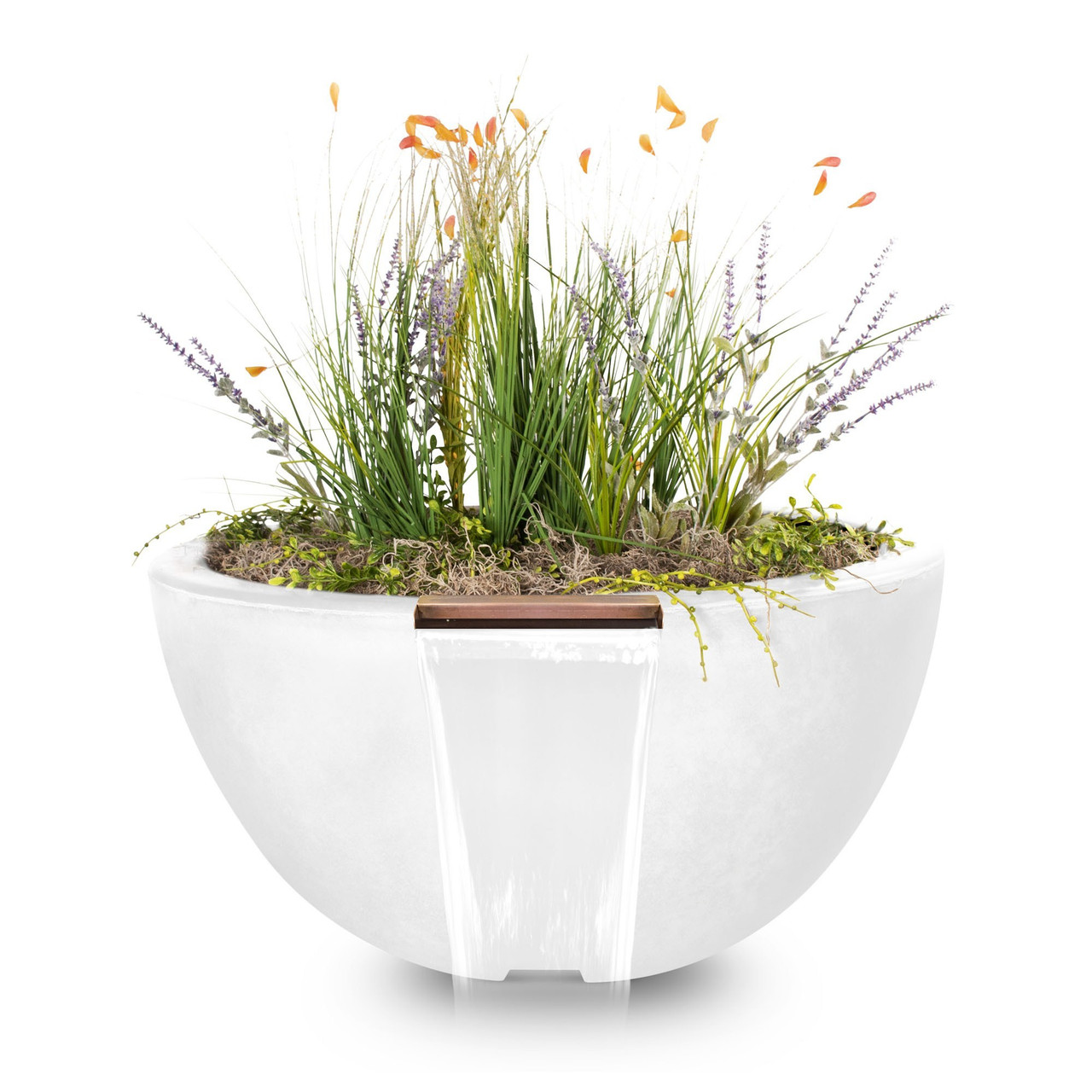 The Outdoor Plus Luna Planter & Water Bowl
