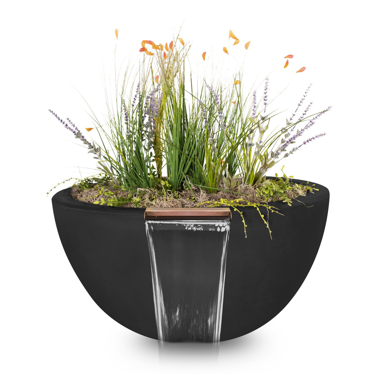 The Outdoor Plus Luna Planter & Water Bowl