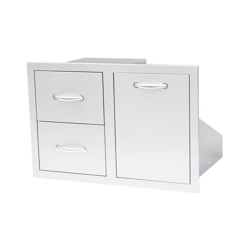 33" 2 Drawer & Vented LP Tank Pullout Drawer Combo