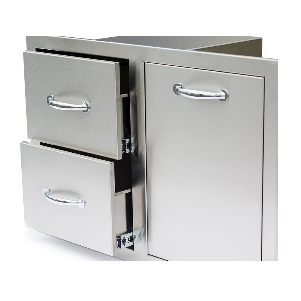 33" 2 Drawer & Vented LP Tank Pullout Drawer Combo - Thumbnail 5