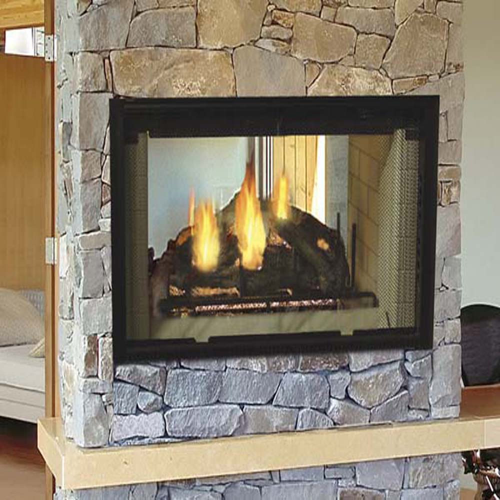 Designer Series See-Through 42 Wood Burning Fireplace | Majestic