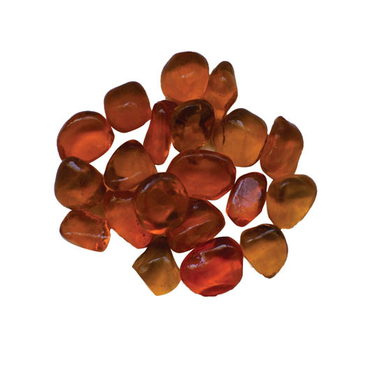 Orange Small Bead Fire Glass Media - Thumbnail 4