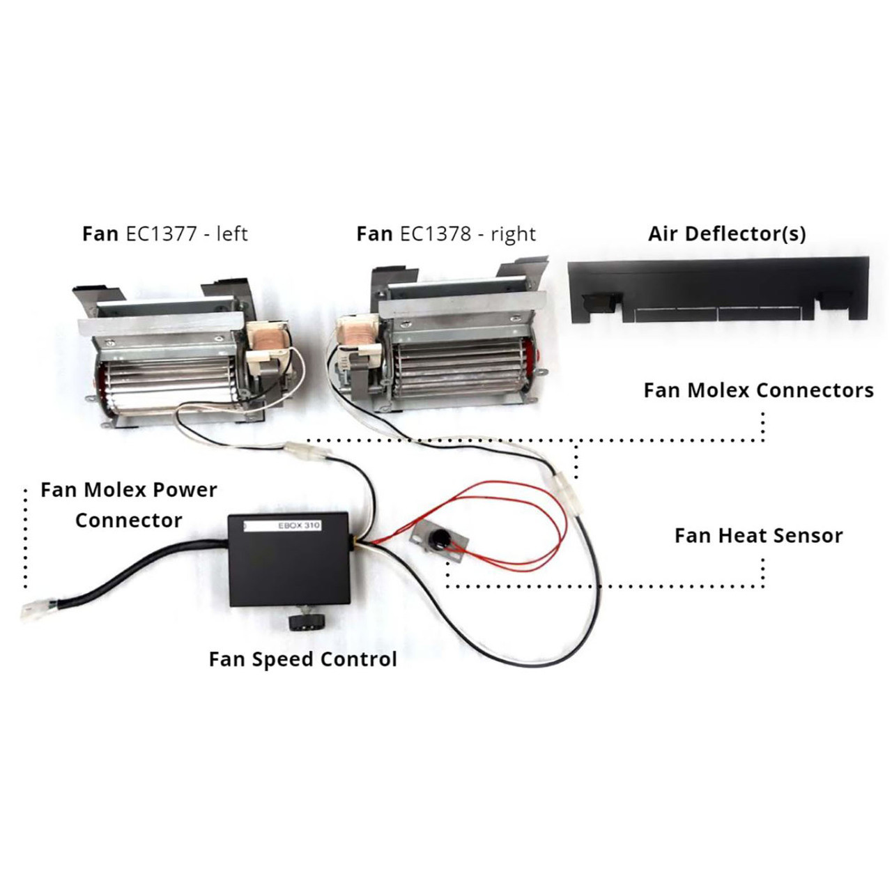 DelRay Fan Kit (DRFK2) Montigo