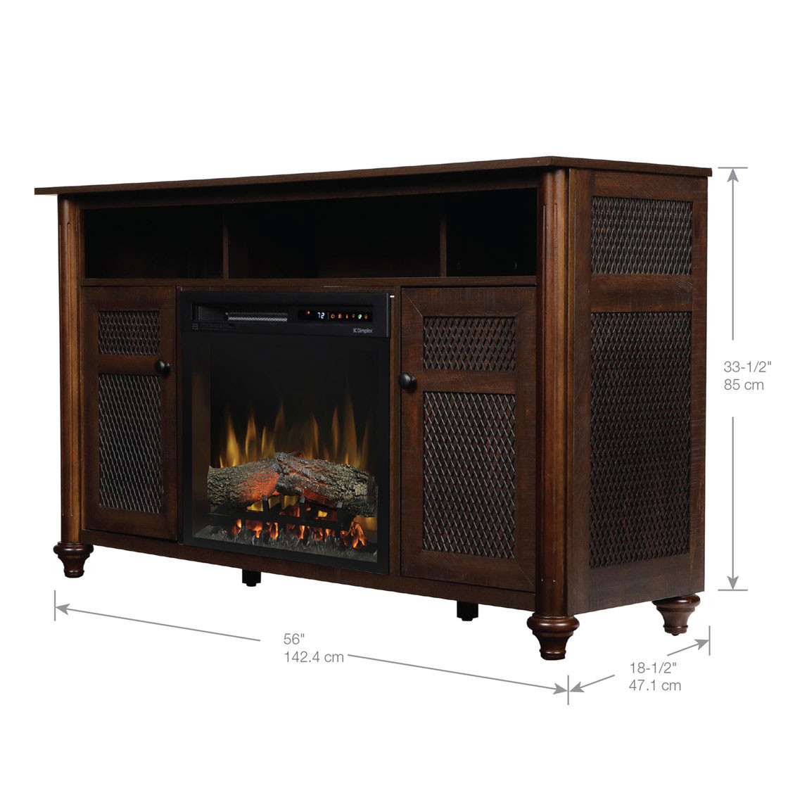 Dimplex Xavier TV Stand Electric Fireplace - Thumbnail 3