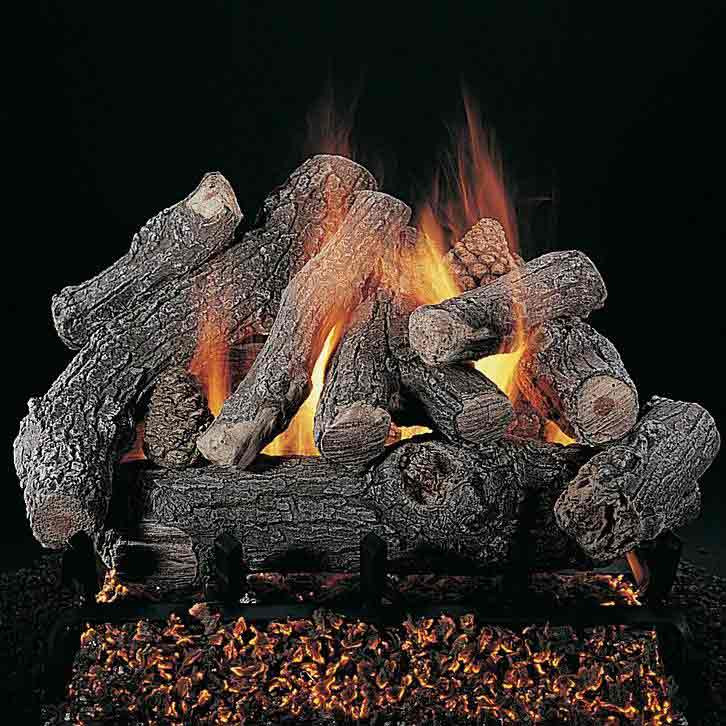 Rasmussen 18 Inch Bonfire Ceramic Log Set - Single Face BF189 |  AMSFireplace.com: Fireplace u0026 Accessories, Fire Logs, Vented Fire Logs