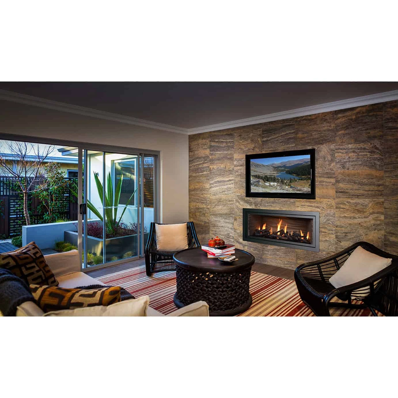 Mendota ML47 - FullView Decor Linear Gas Fireplace