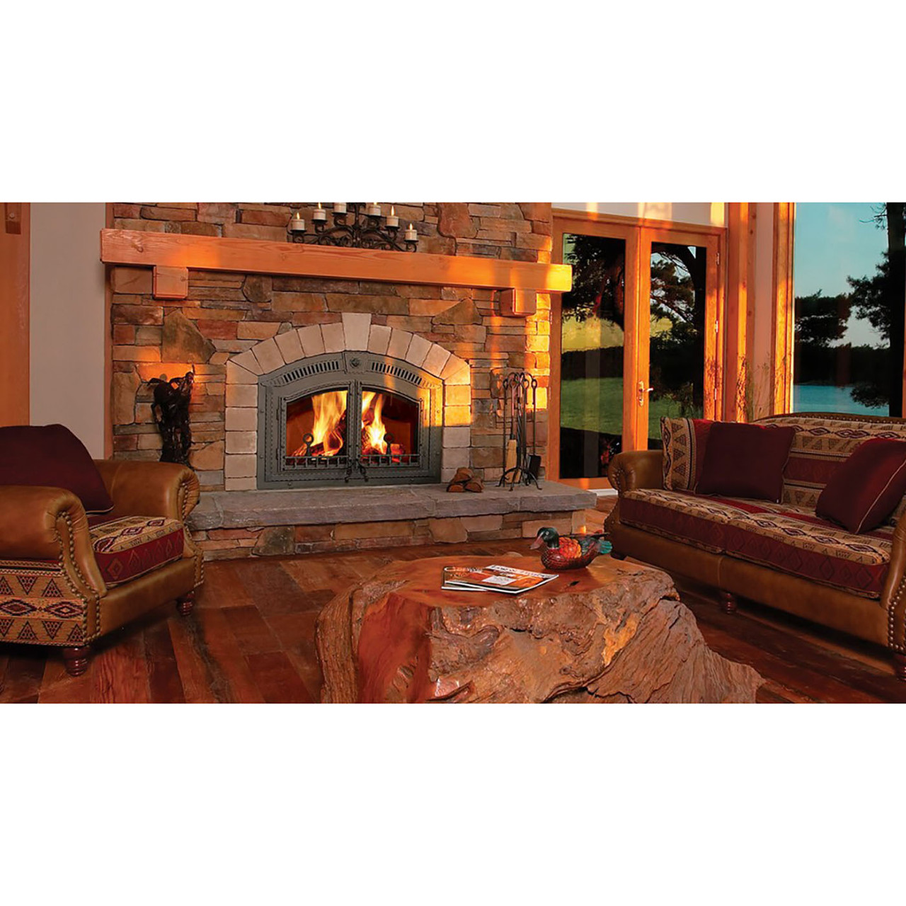 カントリー　木製 High Country 6000 Wood Fireplace - Napoleon