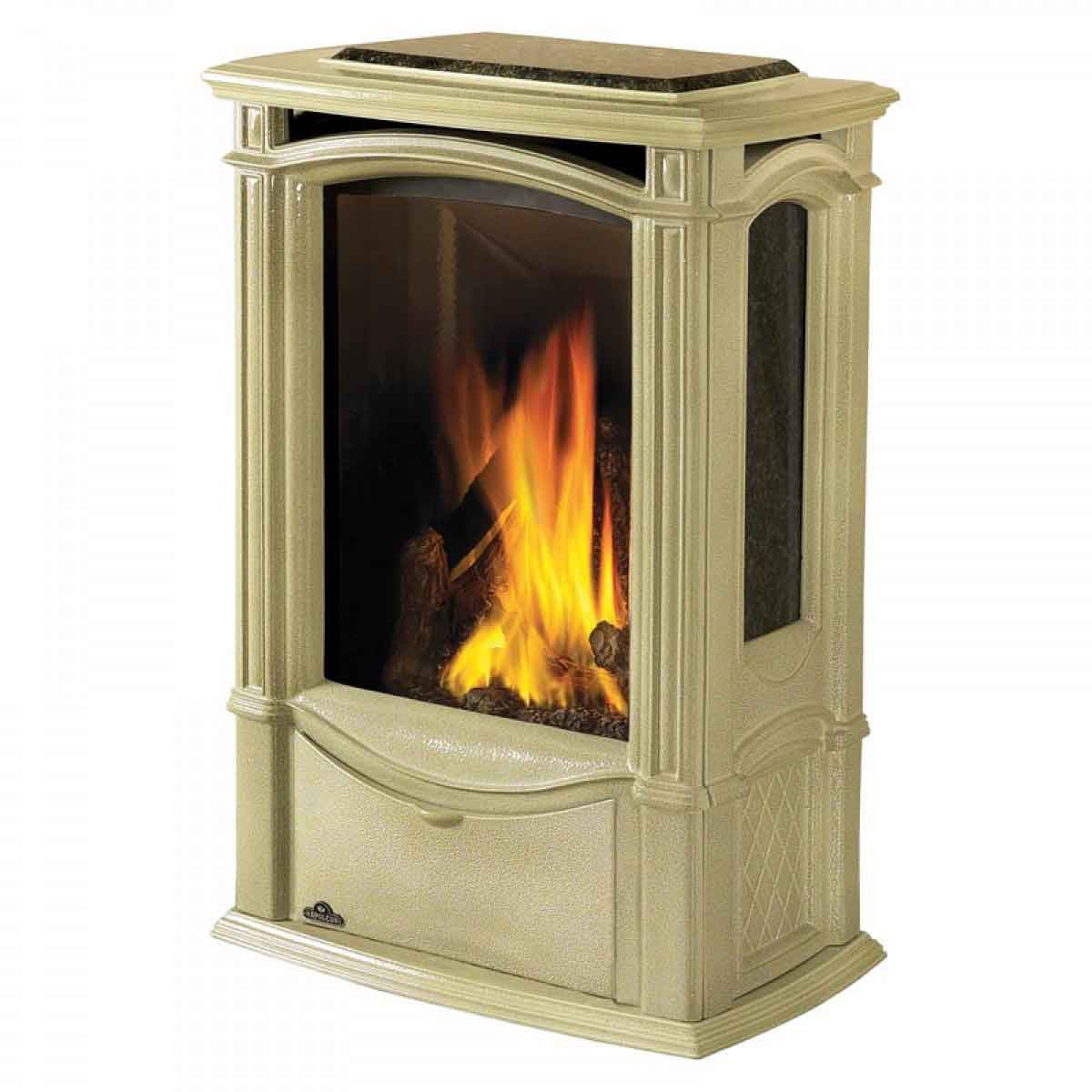 Napoleon Gds26nmsb Castlemore Direct Vent Cast Iron Gas Stove Summer Moss Amsfireplace Com Heating Stoves Accessories Natural Gas Stoves Gas Stoves Stoves