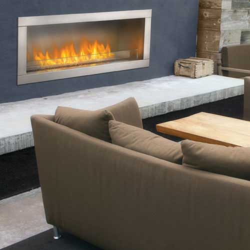 Napoleon GSS48E Outdoor Linear Gas Fireplace | AMSFireplace.com