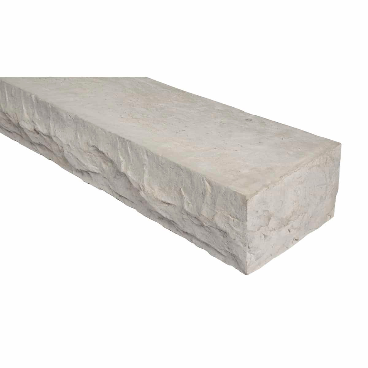 5ft Chiseled Stone Mantel Grey AMS Fireplace