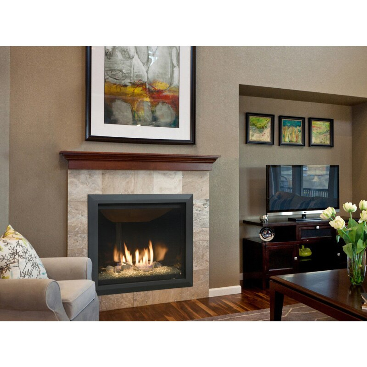 Direct Vent Gas Fireplace Bayport by Kozy Heat is Available in Our Showroom