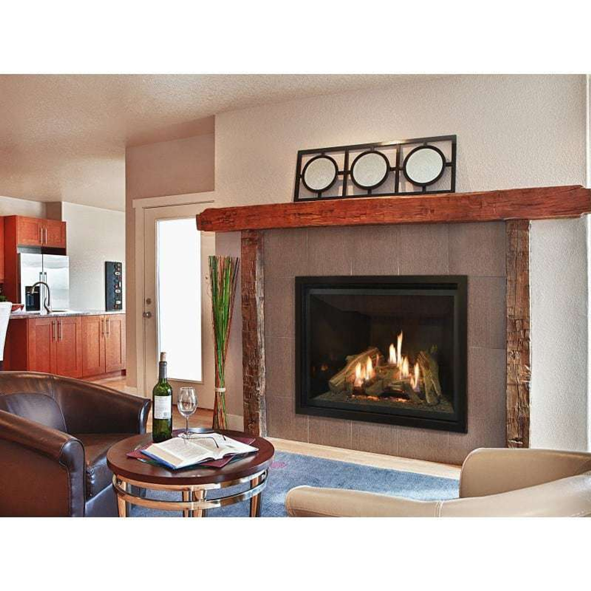 Carlton 46" Gas Fireplace Kozy Heat AMS Fireplace