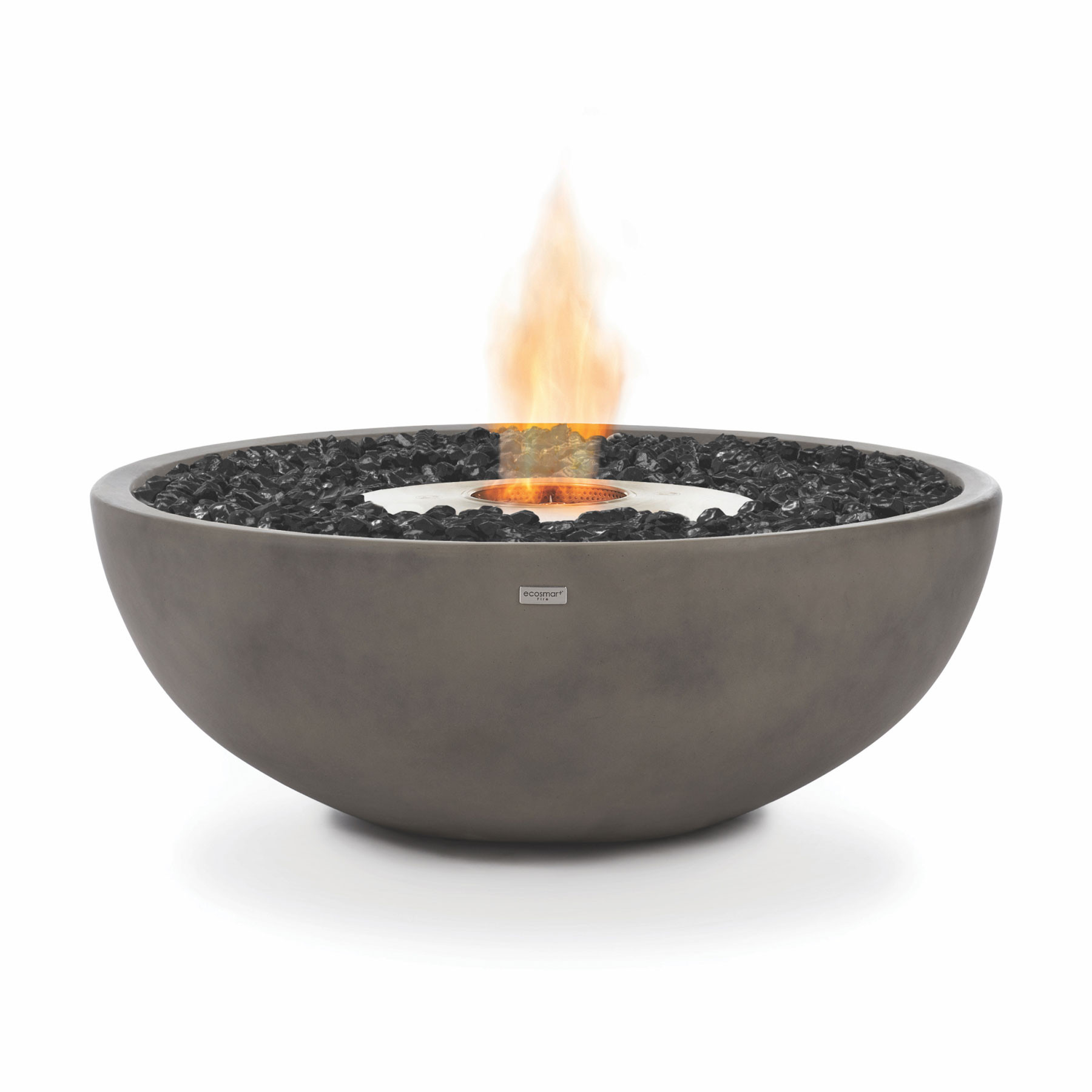 Mix 850 Circular Outdoor Ethanol Fire Pit Bowl EcoSmart