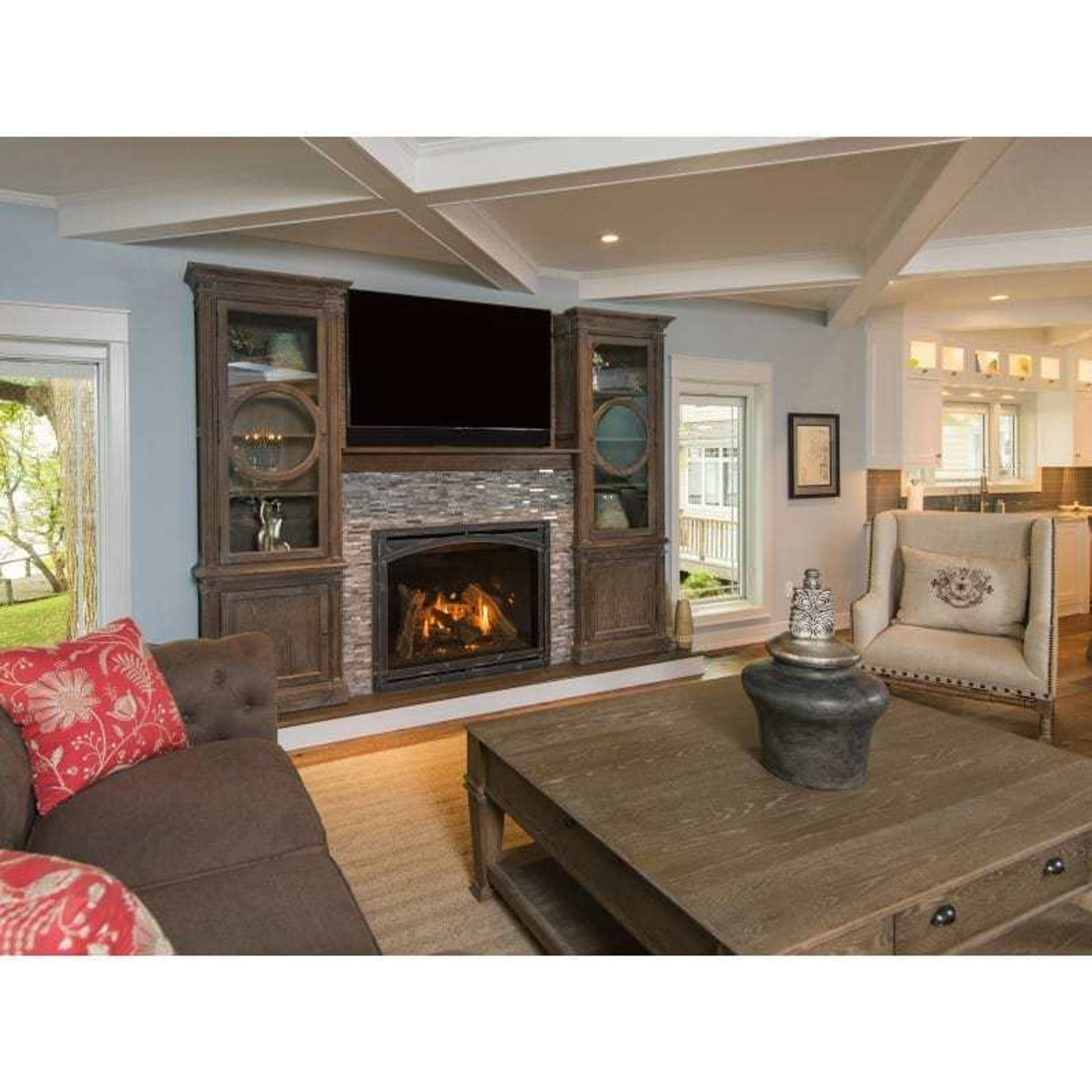 Carlton 46" Gas Fireplace Kozy Heat AMS Fireplace