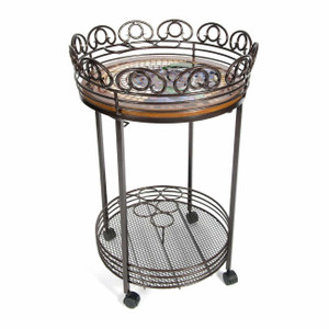 S4 Beverage Cart - Wrought Iron S4 Beverage Cart - Wrought Iron