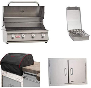 Bull Outlaw barbecue a gas con carrello