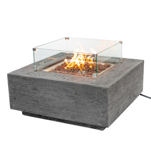 Lyra 42 Concrete Fire Pit - Eldorado Stone