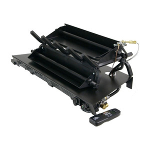 Rasmussen 24 LC Multi-Burner Vanisher Vented Hearth Kit LC24-VEI |  AMSFireplace.com: Build Your Own Fire Pit, Fire Pit Burner Kits, Remote  Control Spark Ignition Fire Pit Burner Kits, Rectangular Fir
