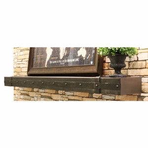 6ft Steel Mantel Shelf Ams Fireplace