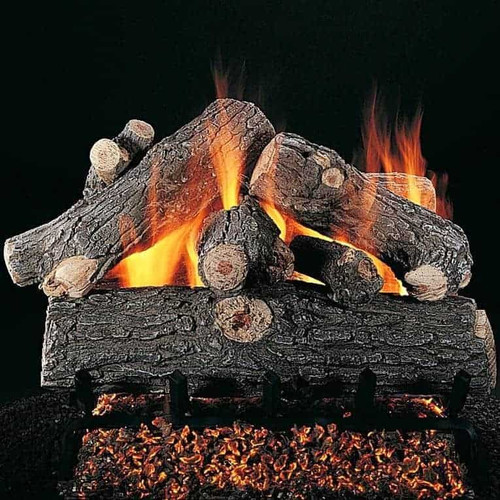 18" Prestige Oak Log Set - 18" Match Lit LC Burner with Grate Kit