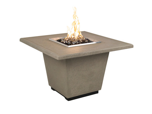 36" Cosmopolitan Square Fire Table - Smoke