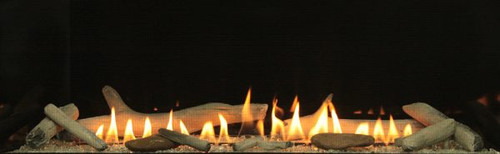 Empire 22-Piece Driftwood Log and Rock set for 60-Inch See Through Vent Free Boulevard Fireplaces - American Hearth