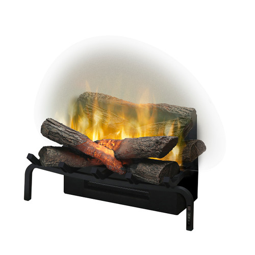 20" Revillusion® Plug-in Electric Log Set - Dimplex | Lit