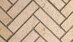 Ivory Split Mosaic Herringbone - Refractory Panels