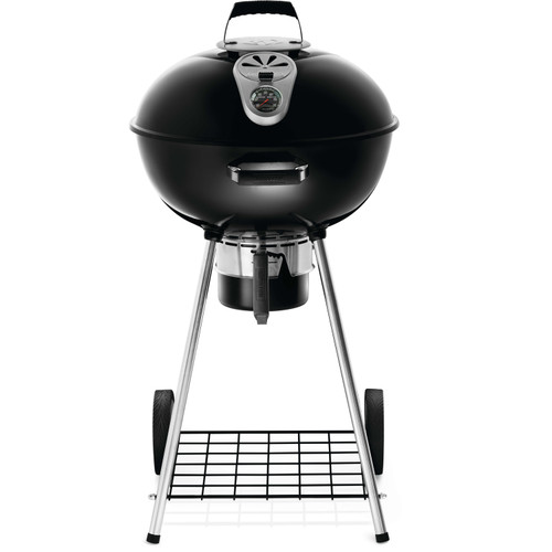22" Charcoal Kettle Grill, Black Front view