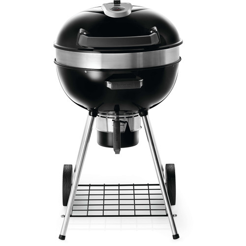 Pro Charcoal Kettle Grill, Black - Front view