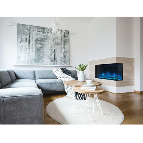 Landscape Pro Multi-Sided Built-In Electric Fireplace 44" - Modern Flames | Right Corner