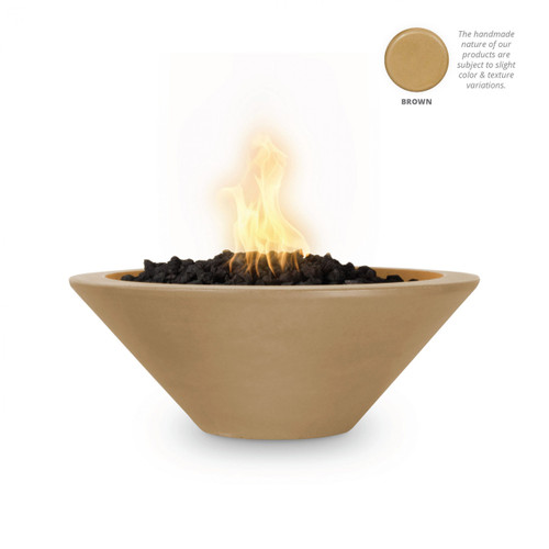 Cazo Concrete Fire Bowl | The Outdoor Plus - Front View