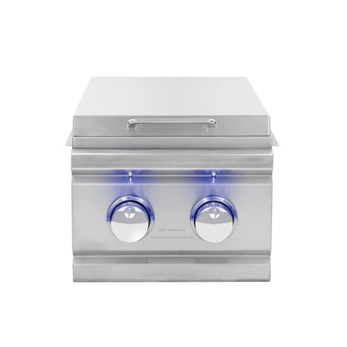 TRL Double Side Burner with LED Illumination Built-in - Summerset Grills - Front View