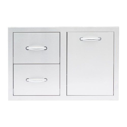 33" 2 Drawer & Vented LP Tank Pullout Drawer Combo - Summerset Grills