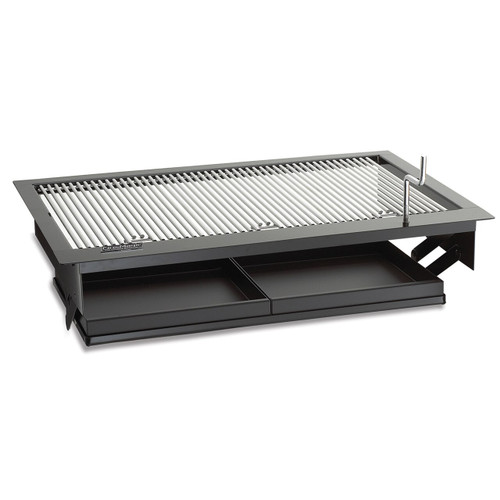 24" Fire master Drop-In Charcoal Grills - Fire Magic - Front View