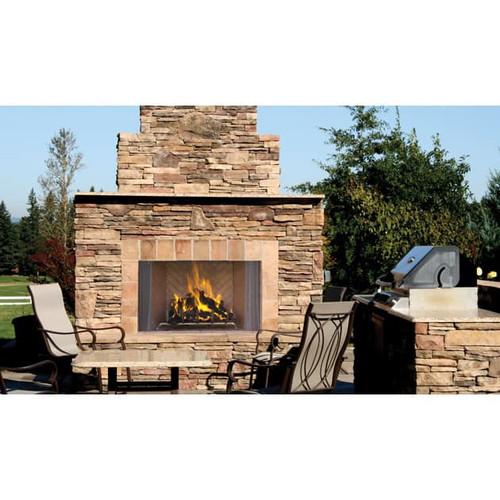 Oracle 42" Outdoor Wood Burning Fireplace - Astria