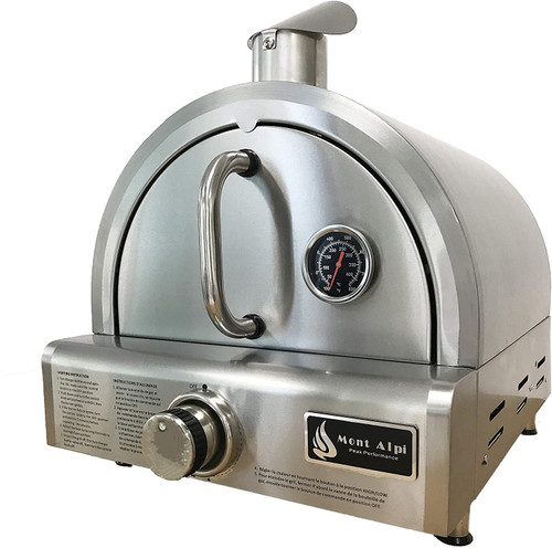 Mont Alpi Portable Gas Pizza Oven - Propane - Side