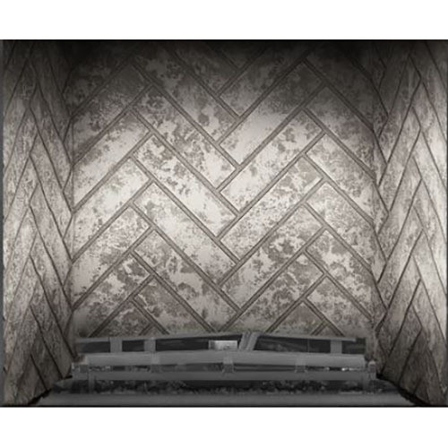 Glacier Herringbone Brick Panel for Elevation X 42" Fireplace - Napoleon