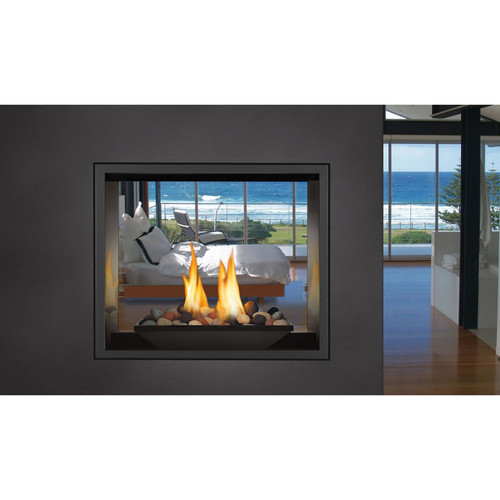 High Definition 81 See Through Gas Fireplace - Napoleon