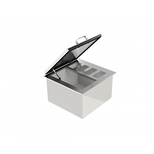 25" Drop In Ice Bin Cooler with Condiment Tray- The Outdoor GreatRoom